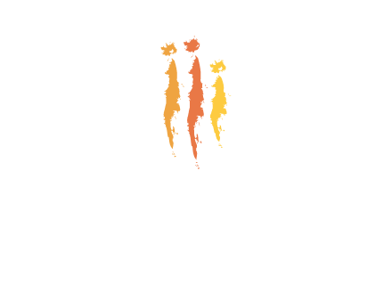 abstract family made of strokes logo