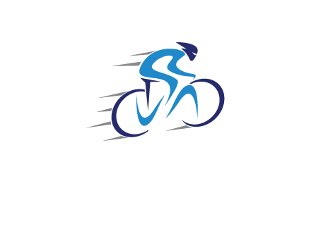 figure cycling for sports logo