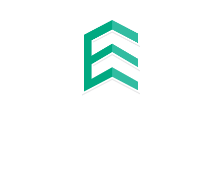 letter e building logo