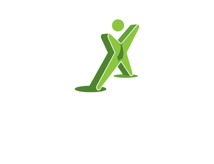 letter X man logo