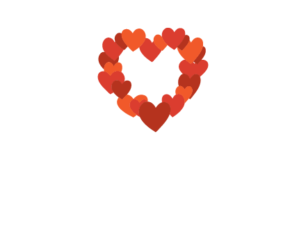 hearts forming a heart logo