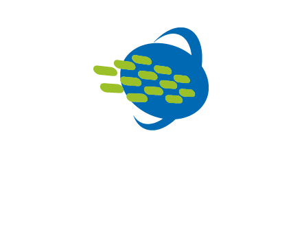data transfer Information technology logo