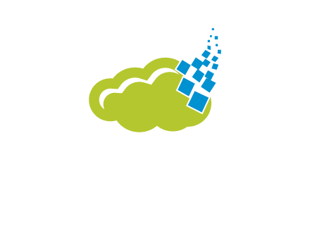 cloud squares  information technology logo