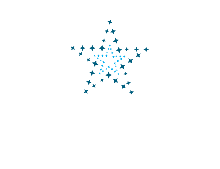 abstract stars logo