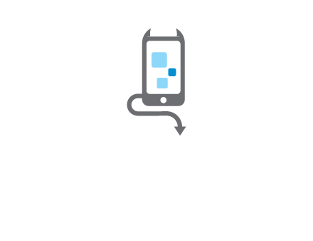 evil mobile phone icon