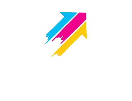 painted arrow logo