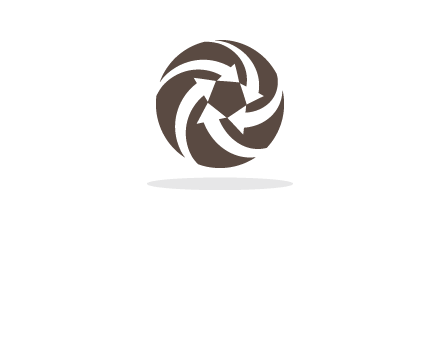 arrows in circle finance logo
