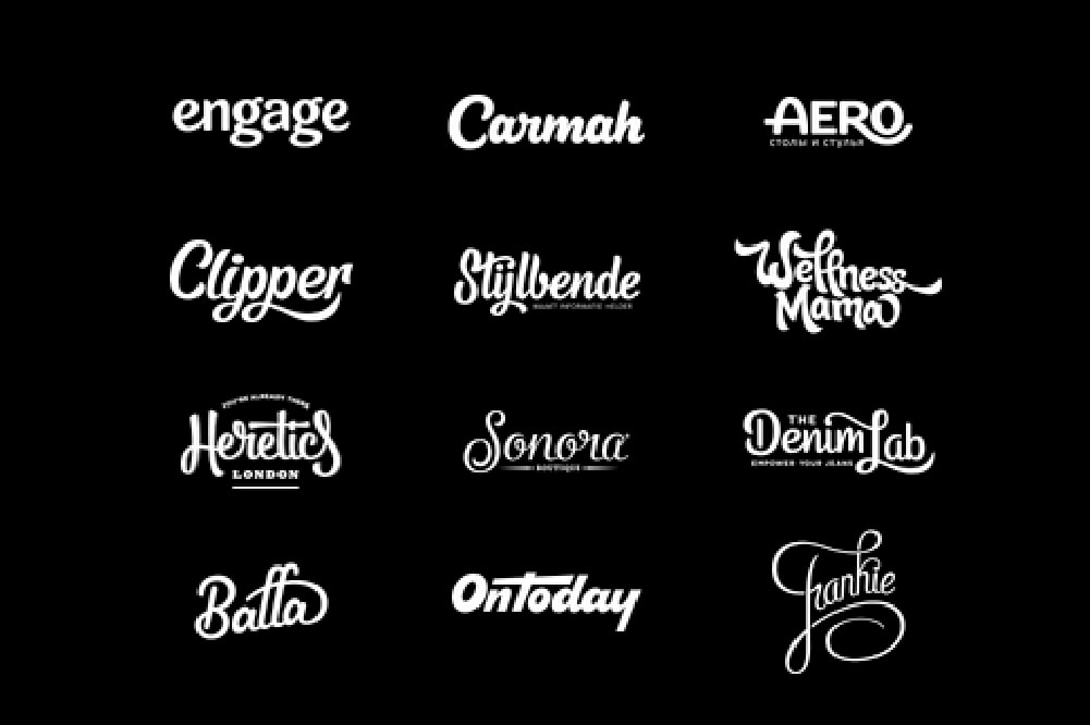 typography logos