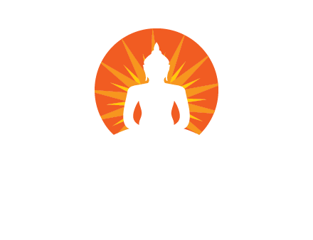 Buddha idol logo