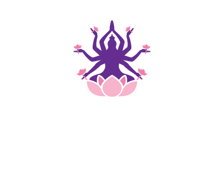 multi armed goddess logo