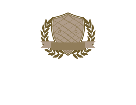 shield with wreath icon