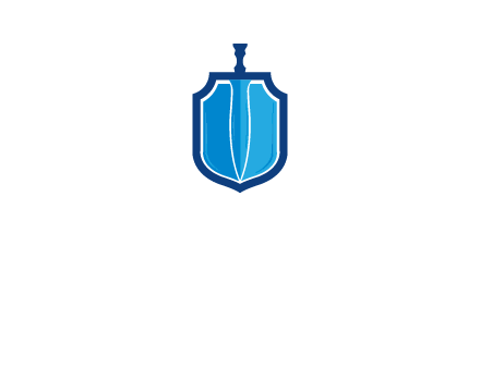 sword with shield logo