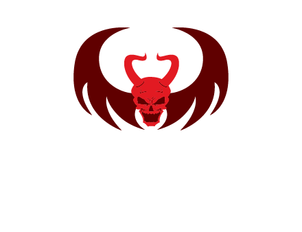 devil with wings and horn