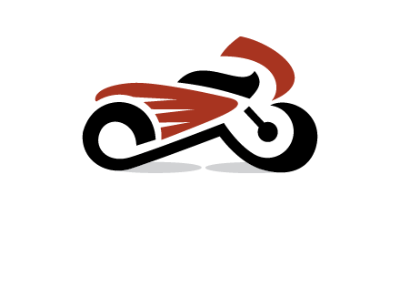 abstract motorbike logo