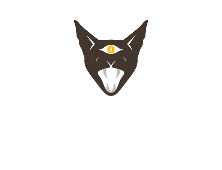 evil eye cat logo