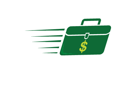 briefcase with dollar signlogo