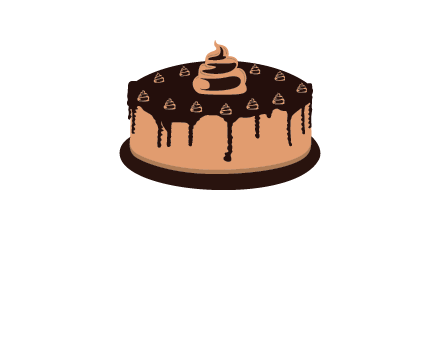 pastry on cake logo