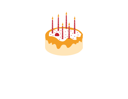 cake icon with candles