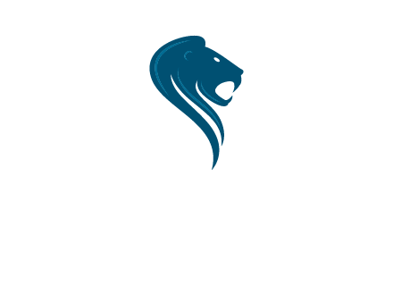 side face of lion logo