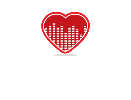 equalizer in heart logo