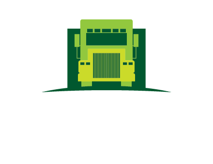 logistic transportatio truck logo