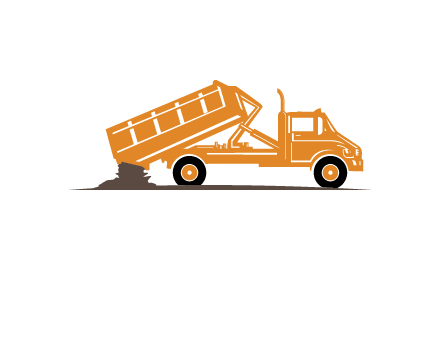 dump truck clipart logo