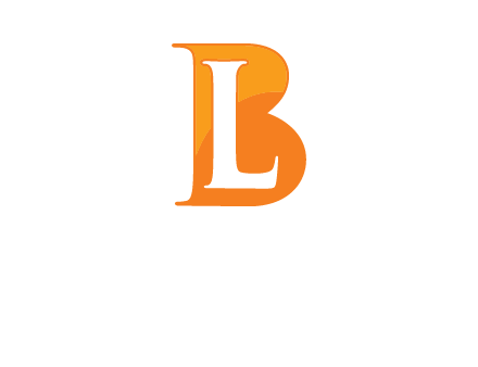 letter L inside B