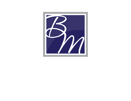 letters B and M