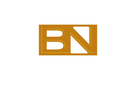 letters B and N forming a rectangle