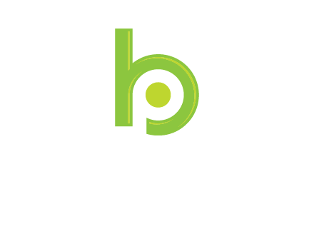 letter p inside b