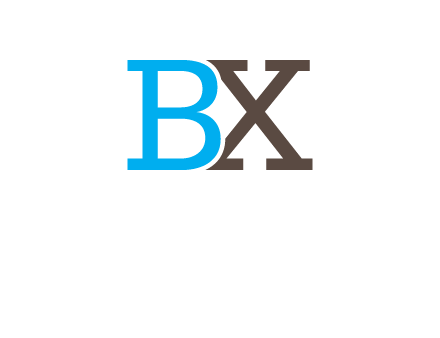 letters B and X