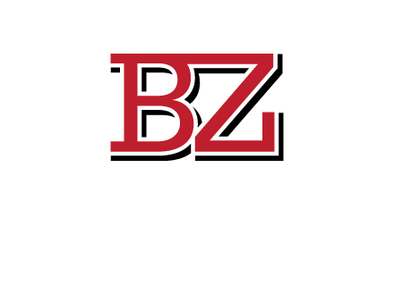 letters B and Z logo