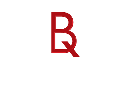 letter Q inside letter B