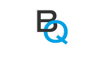 letter B linked with Q