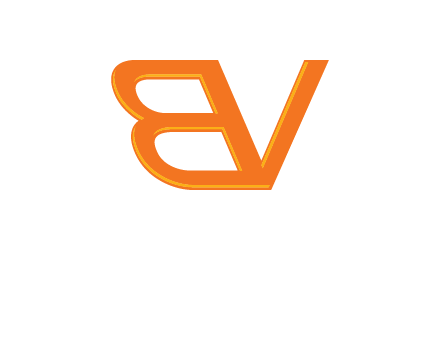 letter B and letter V joined together