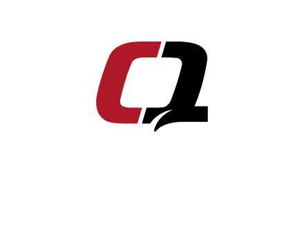 letter Q forming letter C