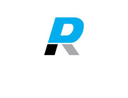 letter R also forming letter P 