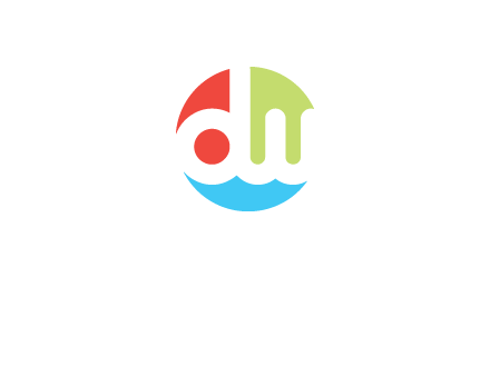 DW letters inside circle logo icon