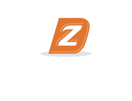 letter Z in letter D