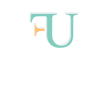 letter F joined with letter U