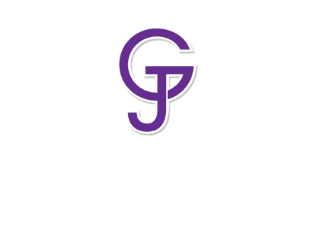 letter G joined with letter J