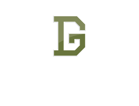 letter D forming letter G