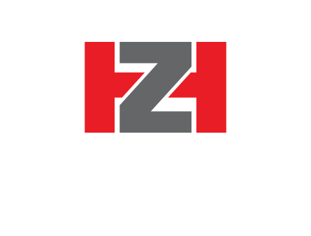 letter Z in between letter H