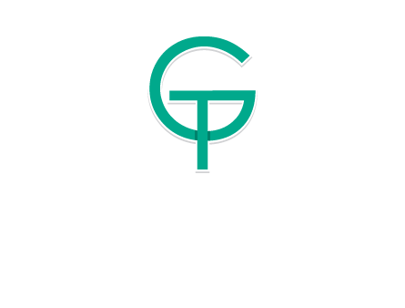 letter G forming letter T