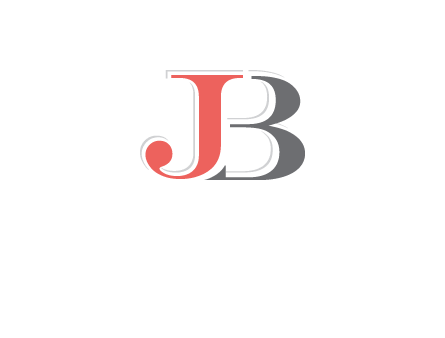 letter J overlapping letter B