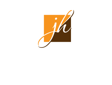 Letters JH are in a square logo