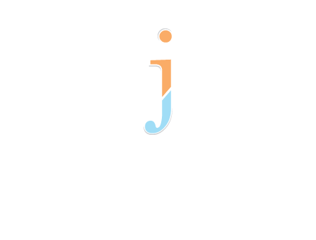 letter J forming letter I