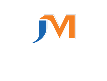 letter j merge with letter m logo