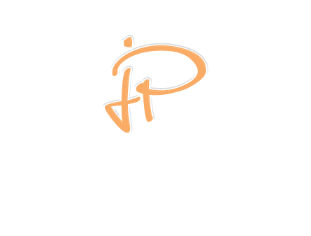 abstract letter JP logo