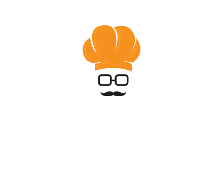 chef with goggles and mustache logo